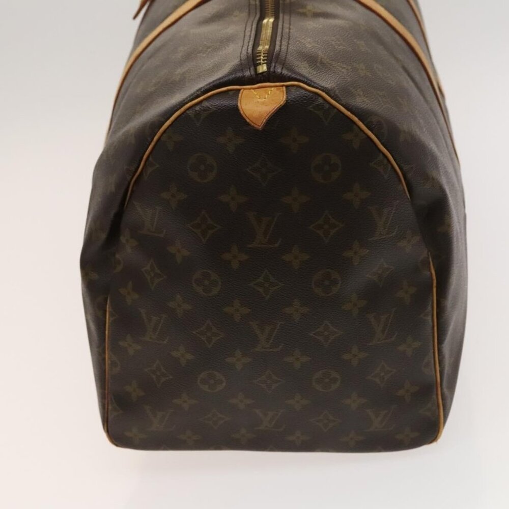 LOUIS VUITTON Monogram Keepall 55 Boston Bag M41424 LV Auth 123478 - Picture 4 of 16